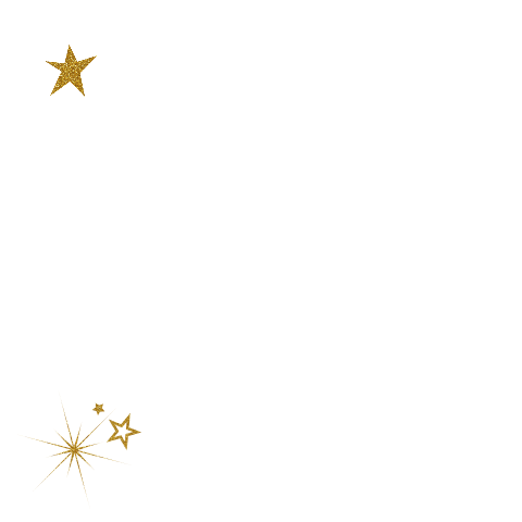 Nieuwjaarskaart gouden sterren en champagne 2022
