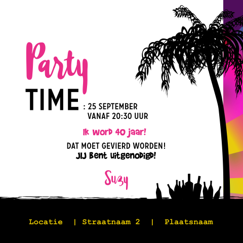 Uitnodiging SummerStyle Beach Party